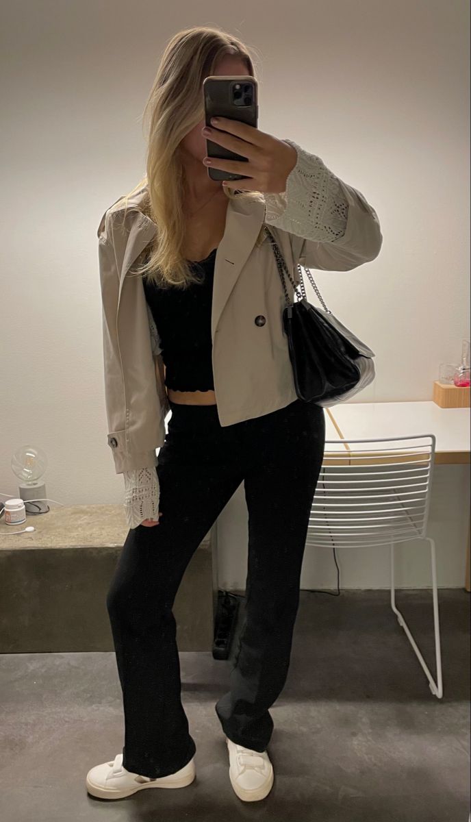 SOERA Kara Stand Collar Crop Trenchcoat - Jackets - 1005009693239722-;jM1771494648623111411 Ivory M