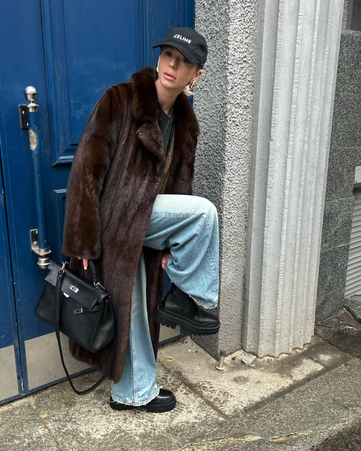 SOERA Lucie Faux Fur Maxi Coat - Jackets - kR1764442362180128607 M