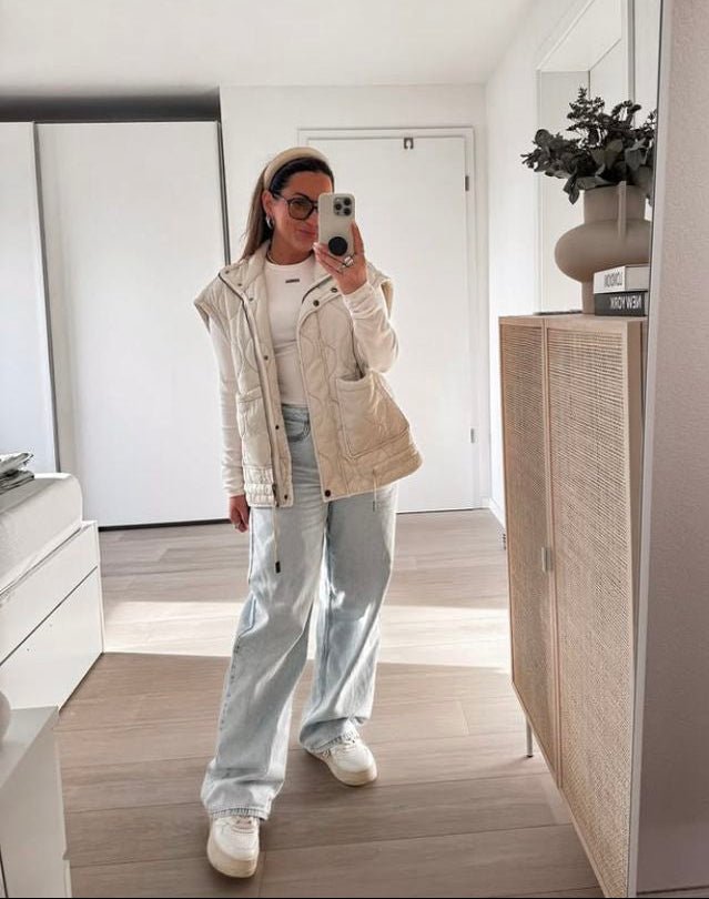 SOERA Micah Stand - Collar Pocket Vest - Jackets - 1005007491278804-;Is1768904312510866865 Beige S