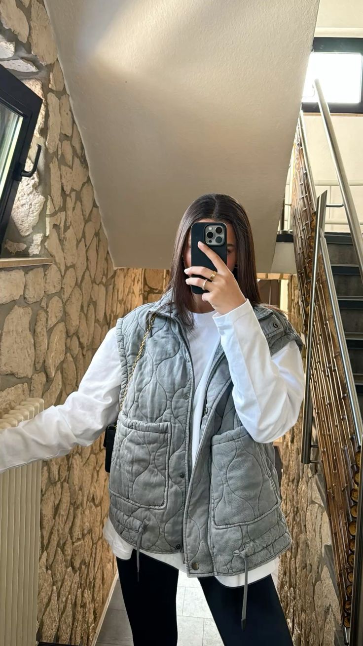 SOERA Micah Stand - Collar Pocket Vest - Jackets - 1005007491278804-;VN1768904312510039045 Grey S