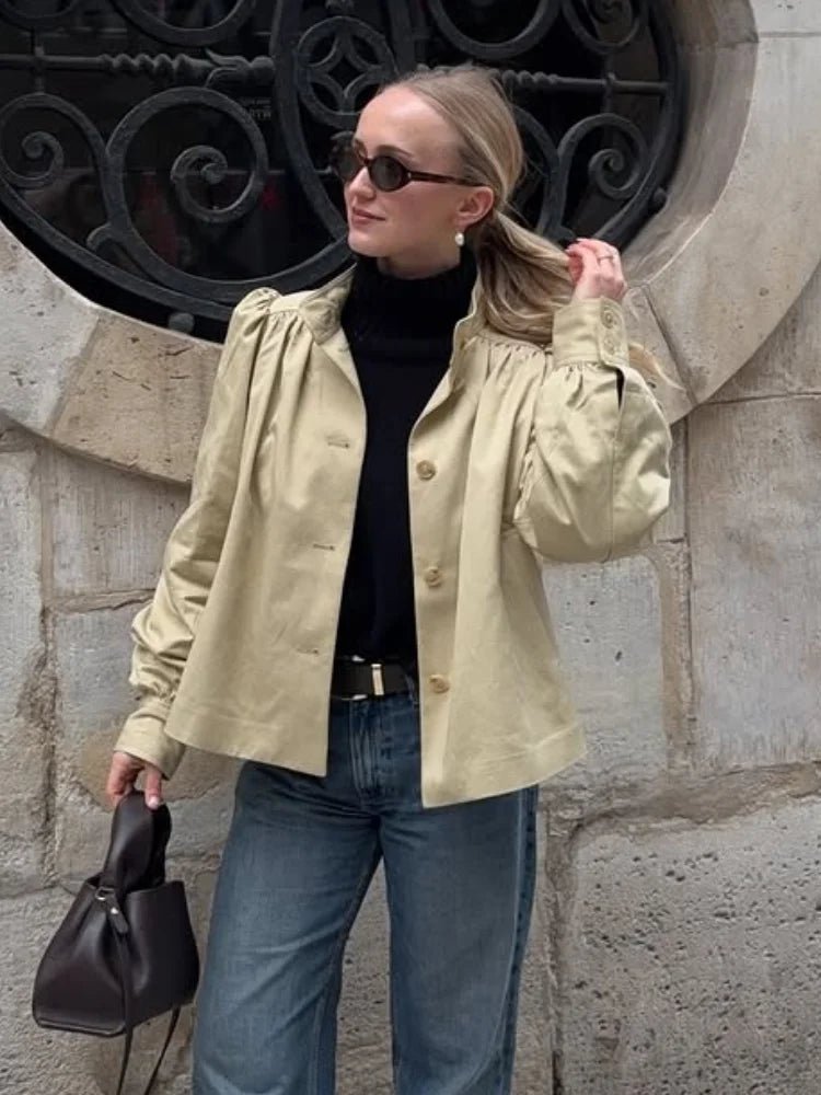 SOERA Pia Puff Sleeve Jacket - Jackets - 1005011756782754-;Yn1774012030860472951 S