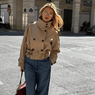 Sofie Cropped Trench Coat