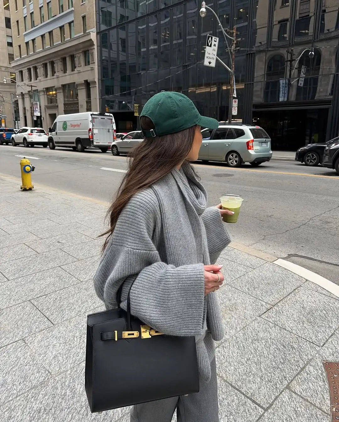 SOERA Xia Loose Knit Pullover with Scarf - Jackets - 3256809735915458-;ew1761548494741066192 Gray S