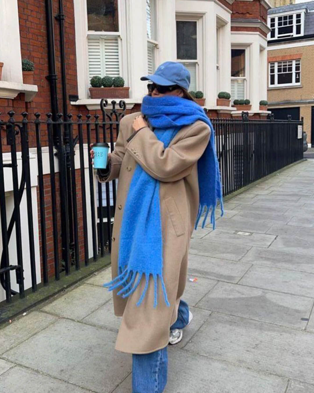 SOERA Tanya Tasseled Winter Scarf - Scarf - 1005009466241802-;WR1764703454511341815 Royal Blue