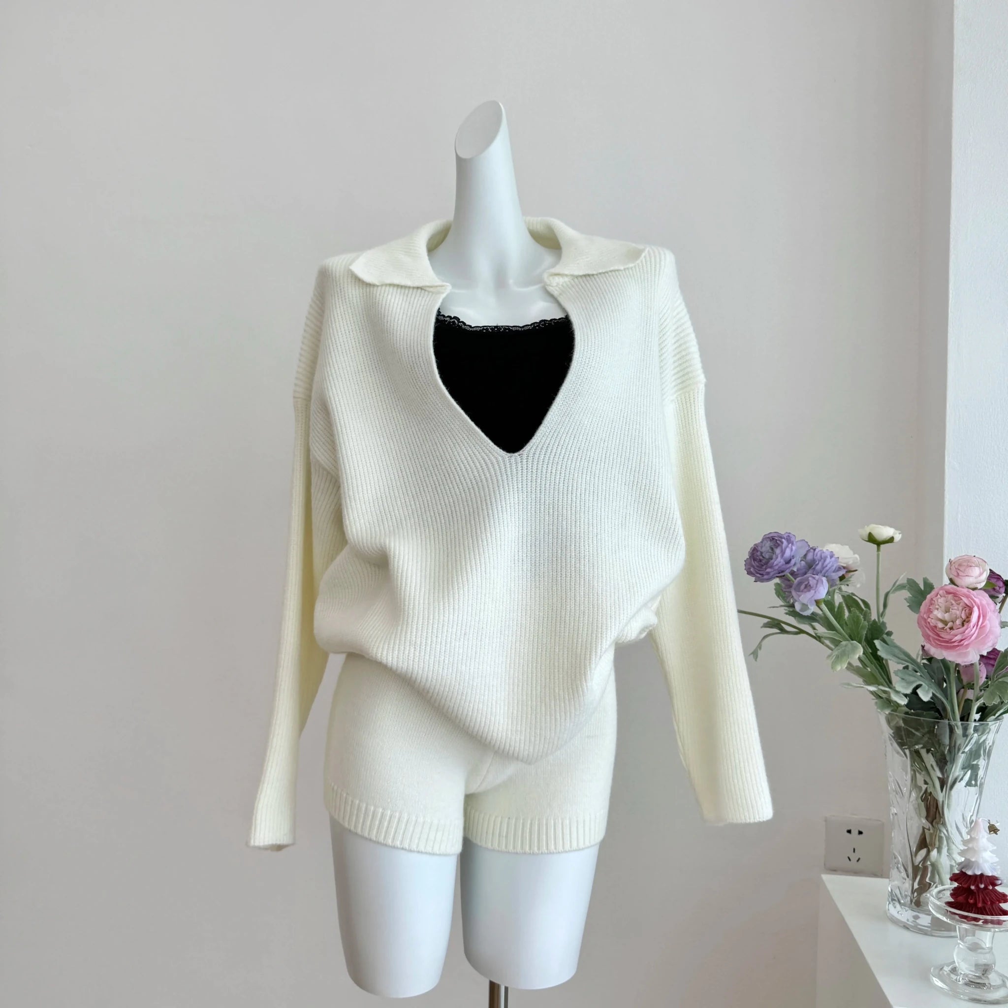 SOERA Jeannette Sweater Suit - Set - 1005007794073525-;js1769140529555962688 Deep Blue M