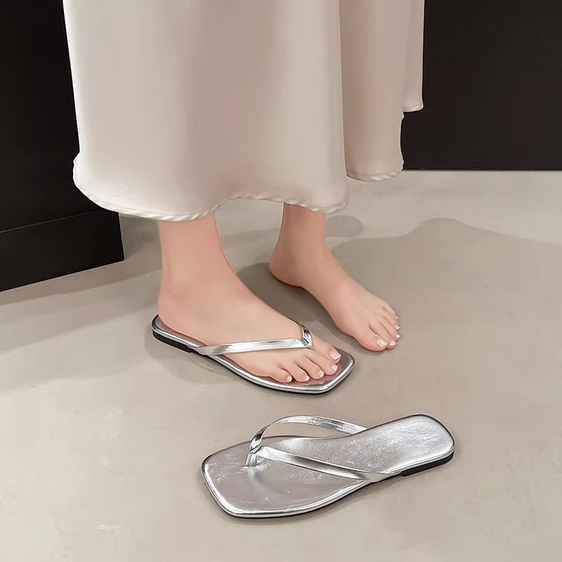 SOERA Fiona Square-Toe Beach Sandal - Shoes - SOERA-103363-DEF-OS-46417 Silver 36