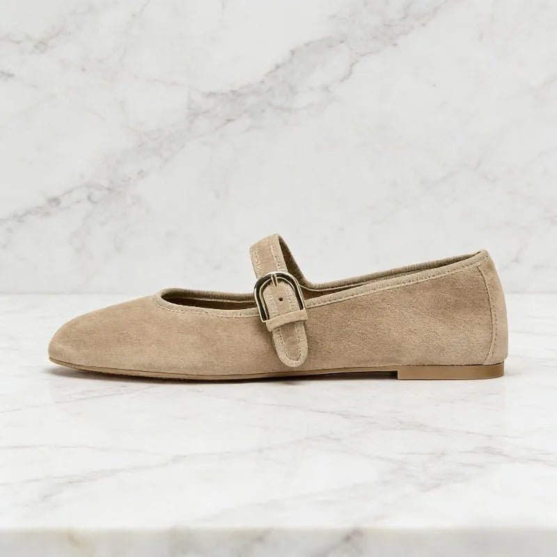 SOERA Morgana Suede Ballet Flats - Shoes - 1005009818581783-;nd1774012031157909745 38