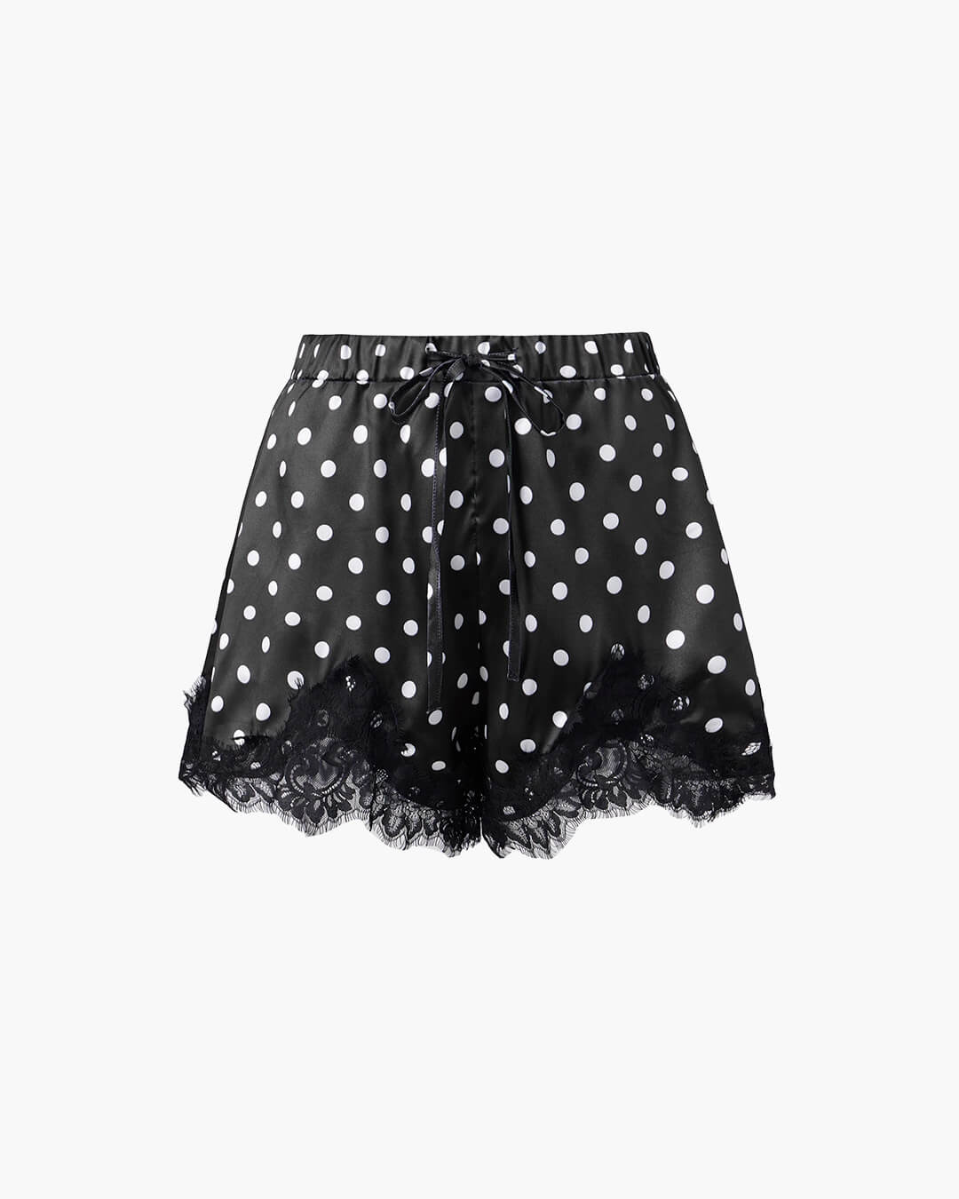 SOERA Kamilla Polka Dot Satin Mini Short - Shorts - 1005010659138545-;hO1771494652140847525 S