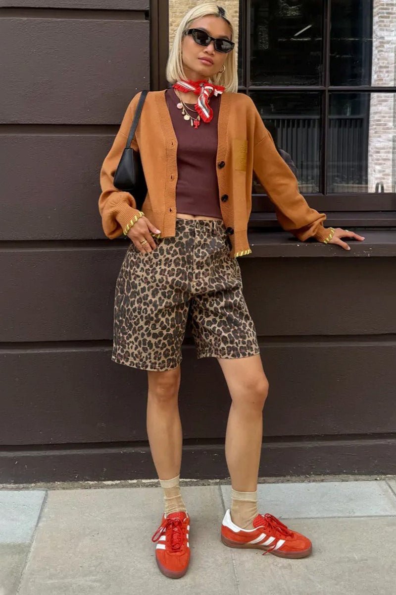 SOERA Margot Leopard Print Shorts - Shorts - SOERA-010243-LEO-M-83747 M