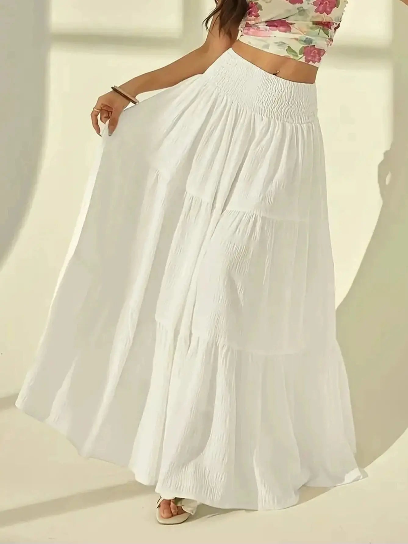 SOERA Celeste Layered Maxi Skirt - Skirts -  Black 0XL