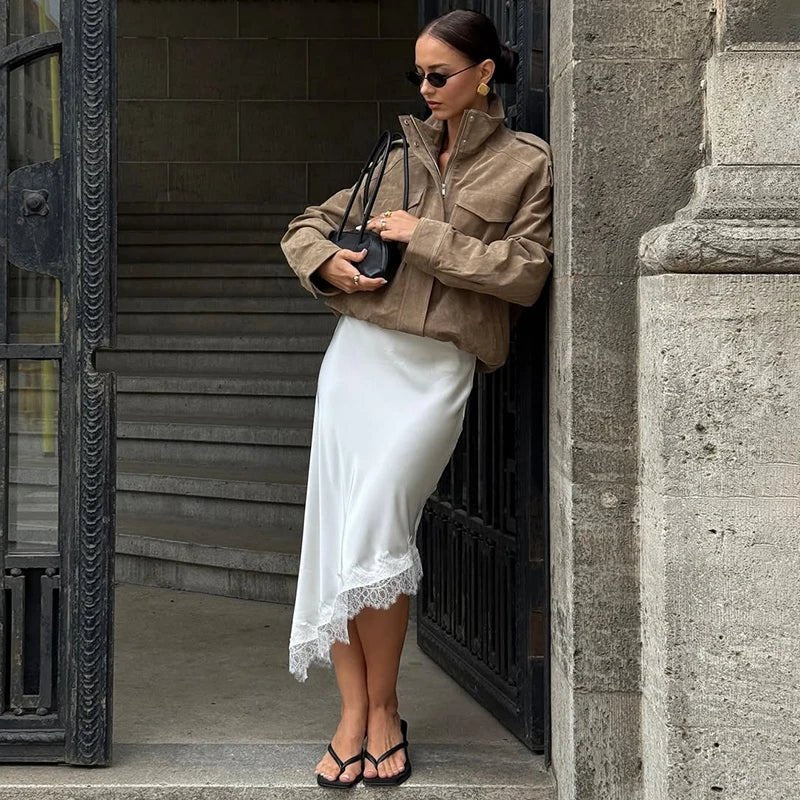 SOERA Leslie Asymmetric Midi Skirt - Skirts - 1005010028276612-;tH1771839651349505500 S