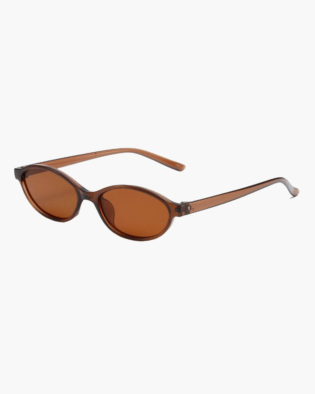 SOERA Elena Retro Oval Cat Eye Sunglasses - Sunglasses -  Light Brown