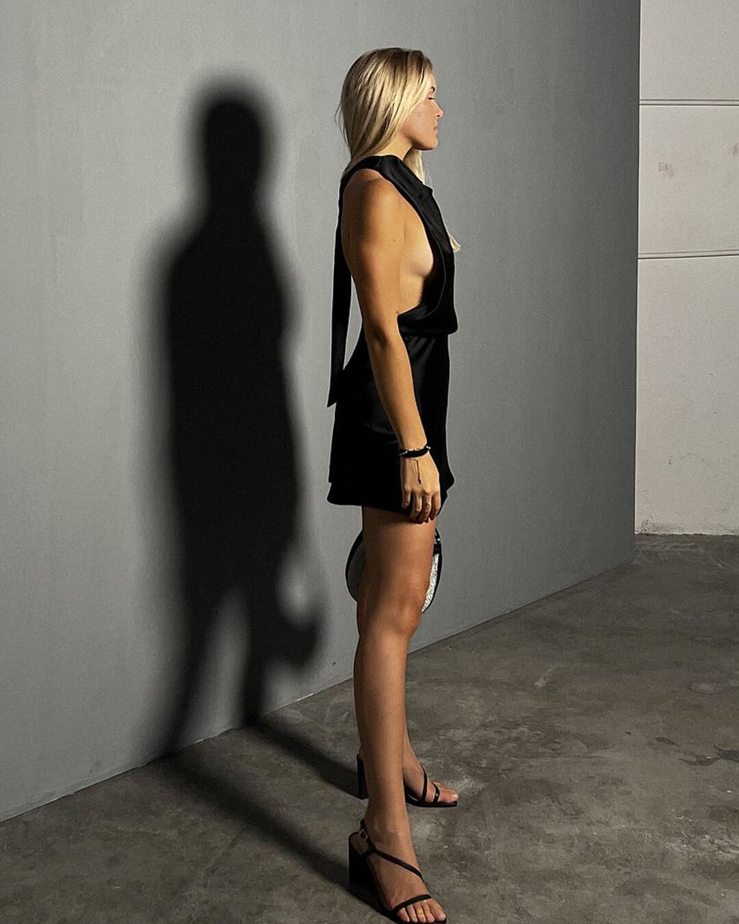 SOERA Colleen Satin Halter Draped Mini Dress - Women's Dresses - 1005009460616044-;Or1763048696714225467 Black L